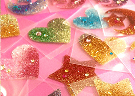 ほっぺにペタリ☆キラキラボディシールを作っちゃおう!